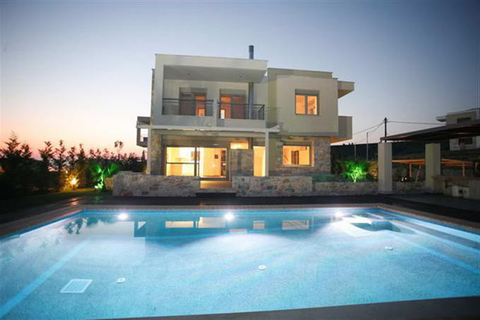 NEW Villa 5 Bedrooms ,210 m2, Sea View, Kassandra Halkidiki