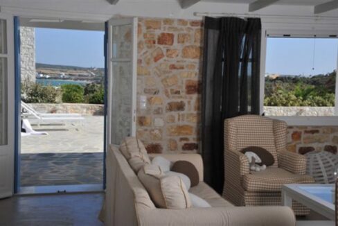 Villa For Sale Paros by the sea,  Beachfront Villa Paros