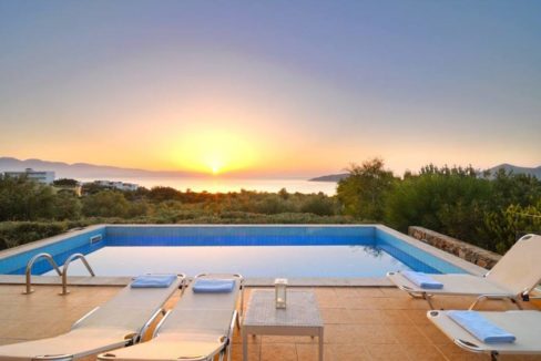 Villa with Sea Views Elounda, 250 square meter villa has 5 bedrooms. Elounda crete Property, Villa in Elounda Crete, Real Estate Crete 2