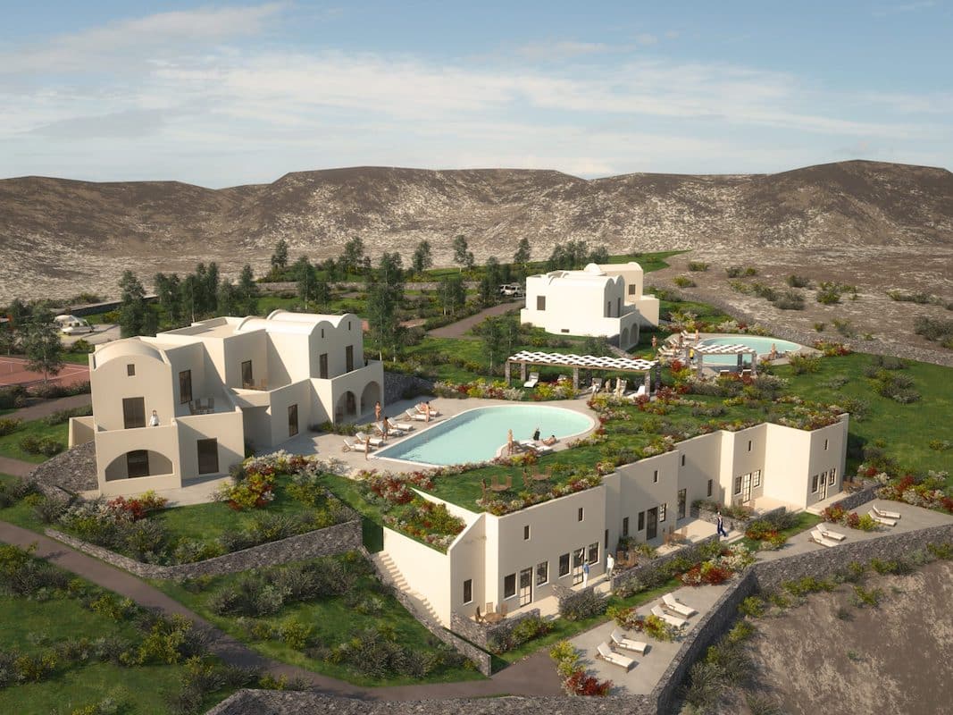 Land Plot Caldera Santorini for Hotel – 40.000 sq.m