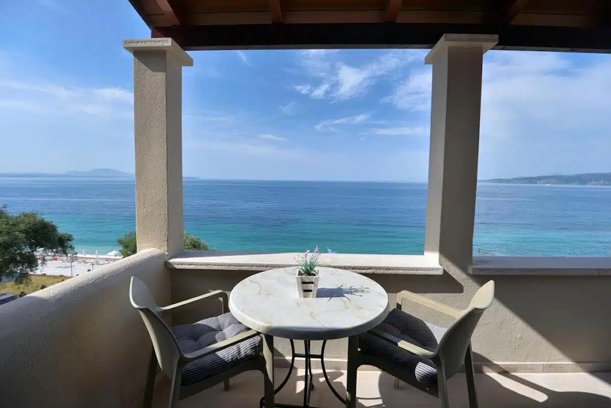 Seafront Hotel for Sale Corfu 580 sq.m 16 Rooms FOR SALE