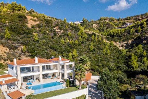 Beautiful beachfront Villa at Halkidiki, Kassandra Halkidiki, Skioni, Halkidiki Properties, Seafront Villa Halkdidiki Greece 2