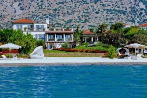 Magnificent villa with a private beach, Elounda Crete