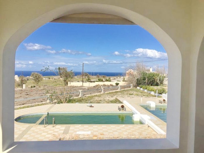 House For Sale at Santorini (Fira) with private pool and sea views