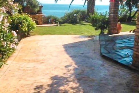 Villa 1st at the Sea at Corfu Greece, with private beach FOR SALE2
