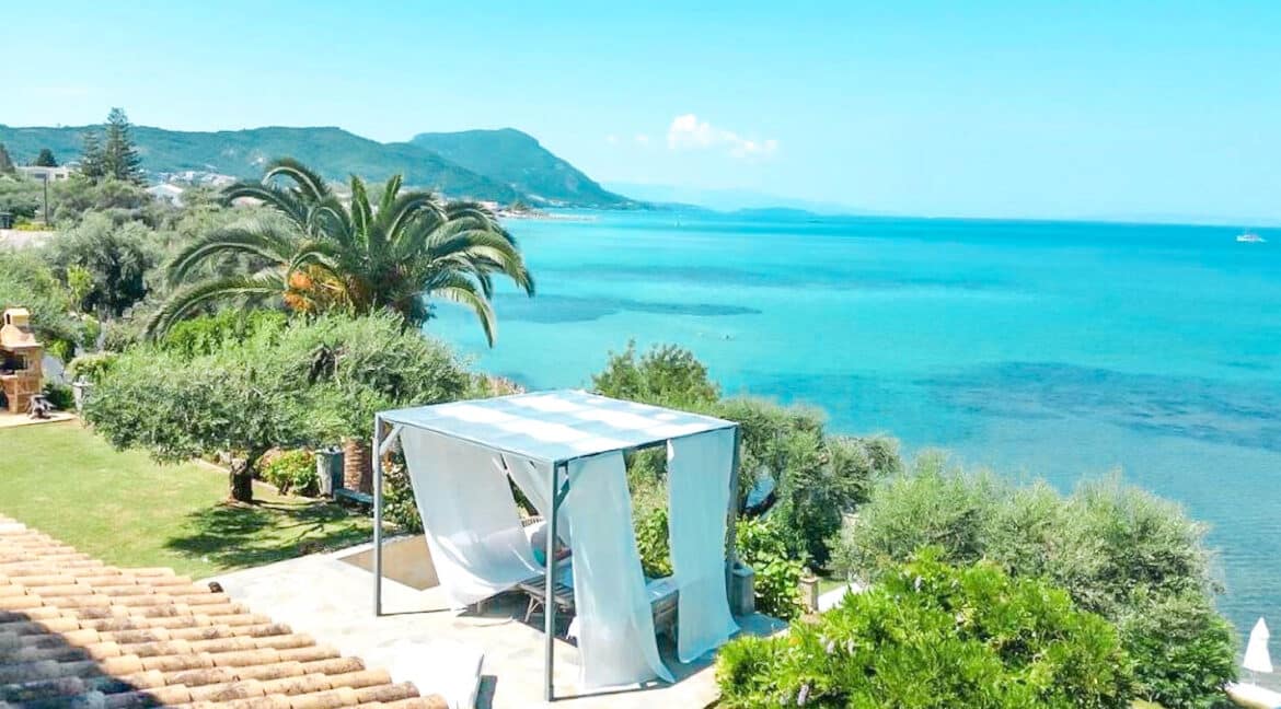 Villa 1st at the Sea at Corfu Greece, with private beach FOR SALE3