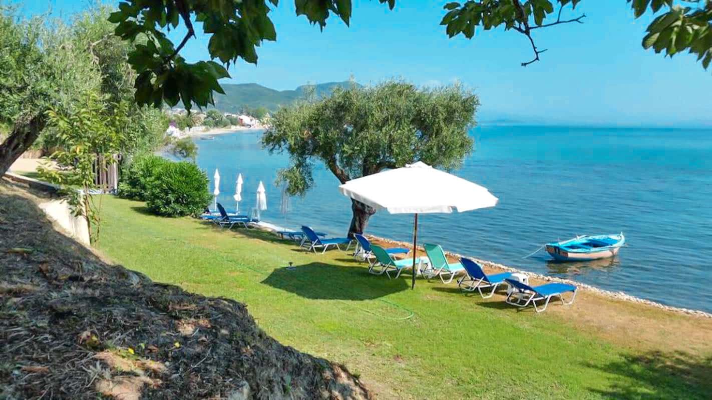 Villa 1st at the Sea at Corfu, with private beach