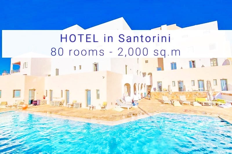 Hotel of 50 Rooms in Santorini, Vothonas area, Messaria