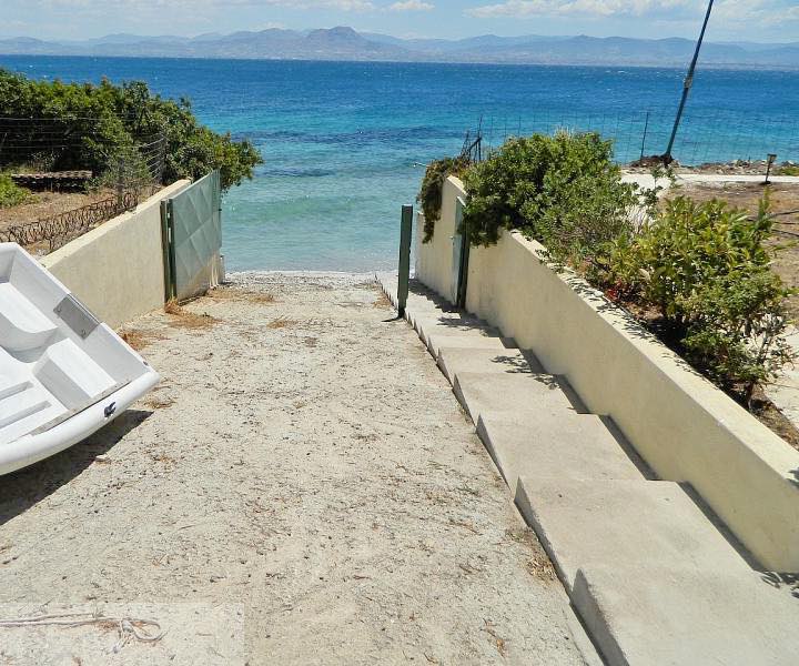 Seafront Villa with Direct Sea Access at Loutraki, near Athens