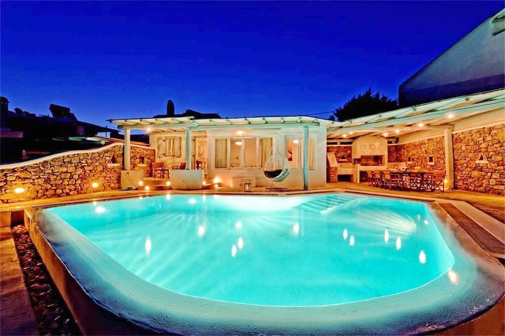 Villa at Kalafatis Mykonos with Pool