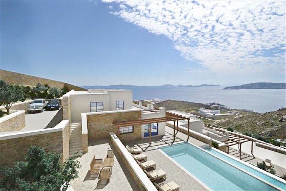 New Villa in Mykonos of 500 sq.m with amazing sea views, New Construction