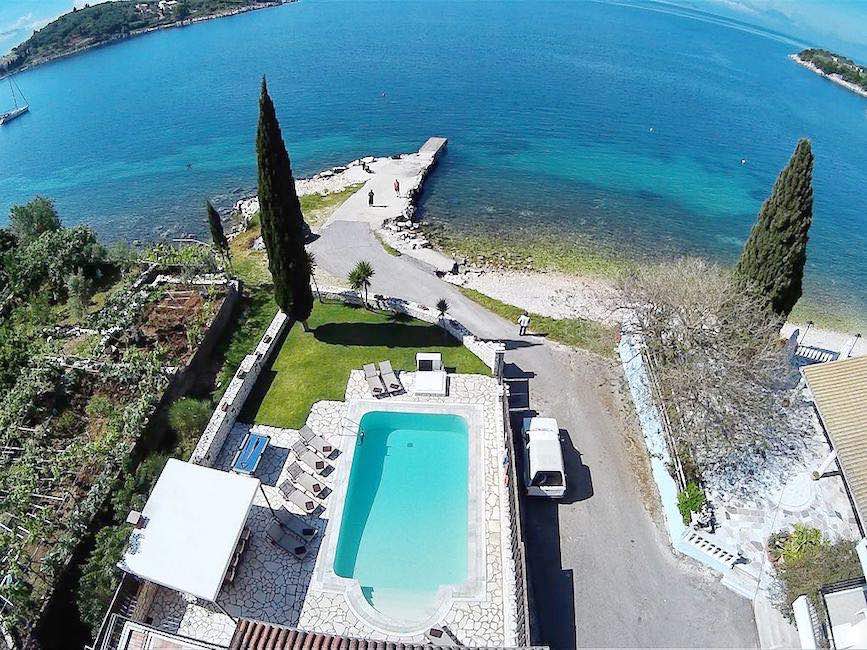 1st at the sea Villa at Corfu, Direct Sea Access EXCLUSIVE