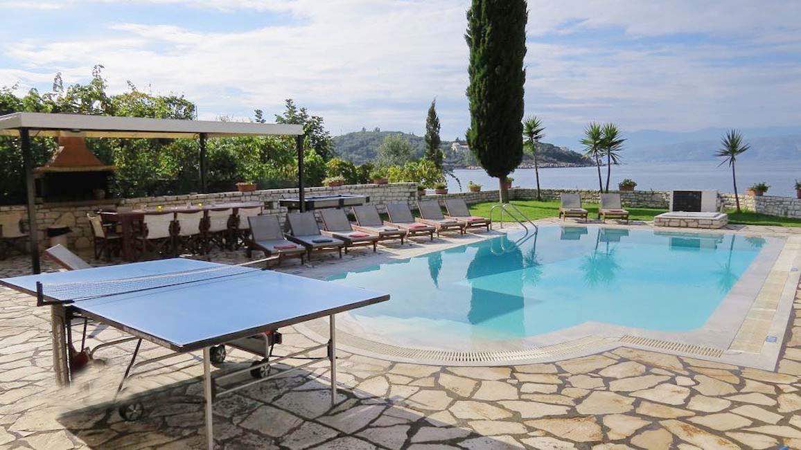 1st at the sea Villa at Corfu, Direct Sea Access EXCLUSIVE