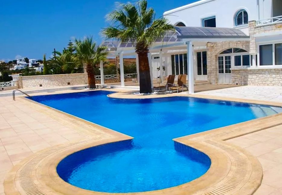 Villa for Sale in Paros with big Land Plot and Sea View, Property overlooking Golden Beach 3