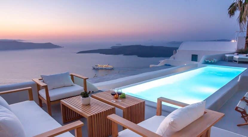 Santorini Luxury Estate Villa At Caldera, Property in Greece, Luxury Estate, Real Estate Greece