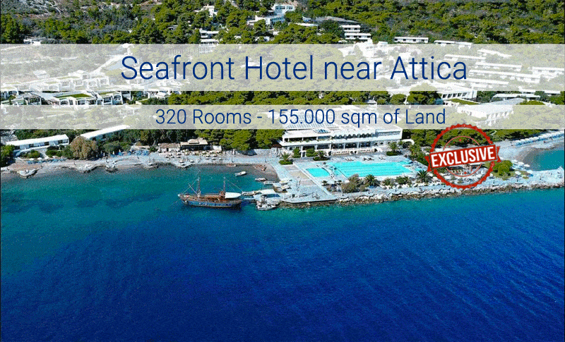 Seafront Hotel near Attica with 320 Rooms , Corinth, Loutraki, Next to Casino