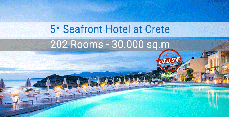 5* Hotel Seafront at Crete with 205 Rooms