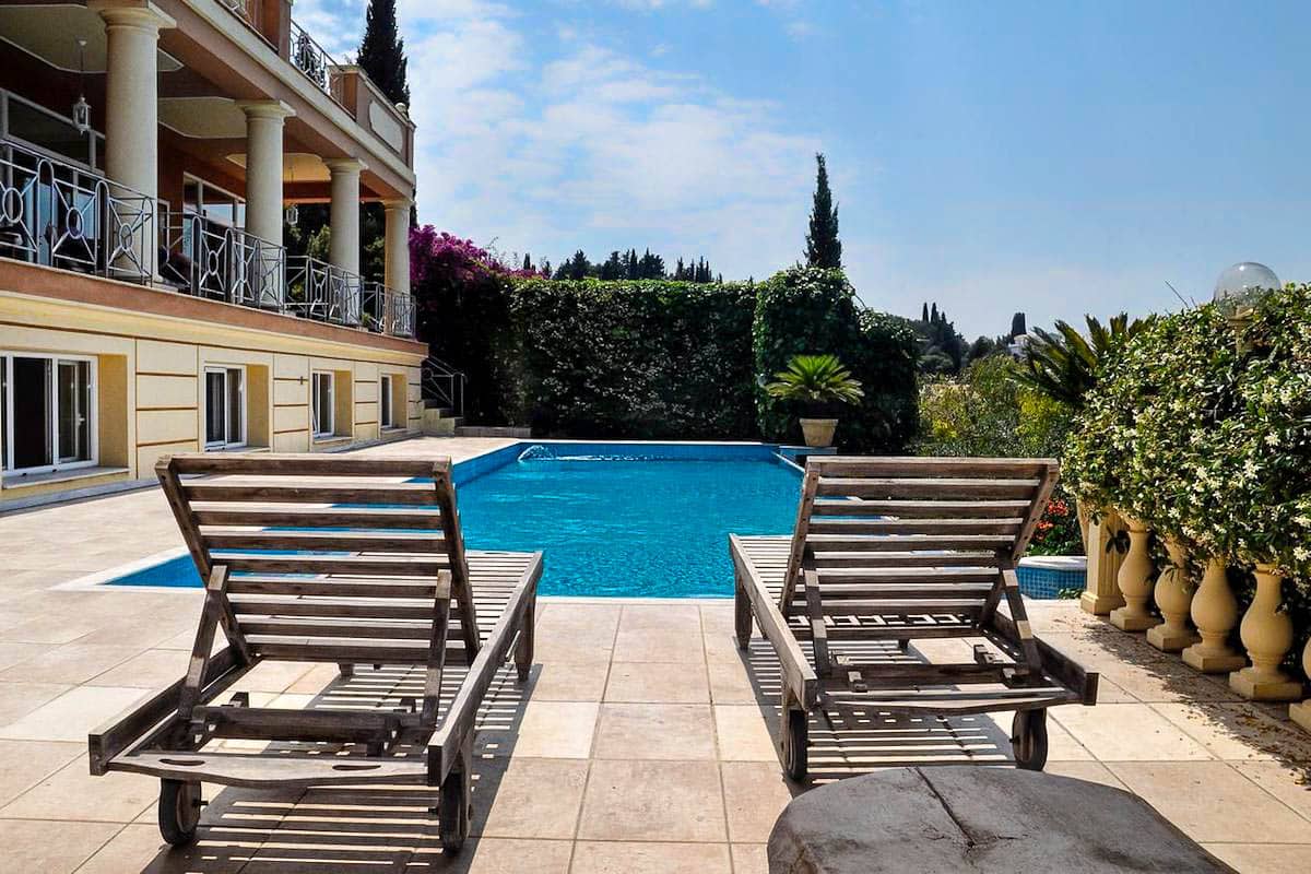 Magnificent Villa with Sea Views at Corfu, Kontokali