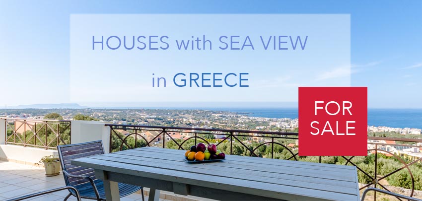 House with Sea View in Greece for Sale, Property with Sea view in Greece, Sea View Greek Houses, Property in Greece with Sea view