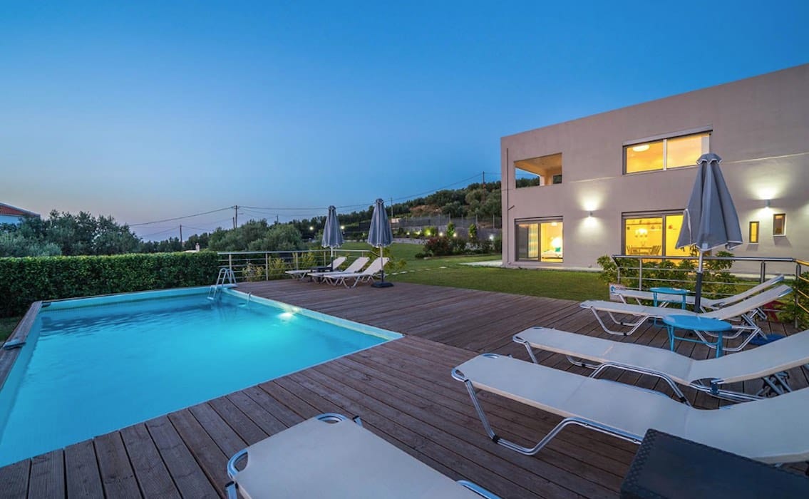 Modern Villa, Luxury Estate at Crete Near Chania