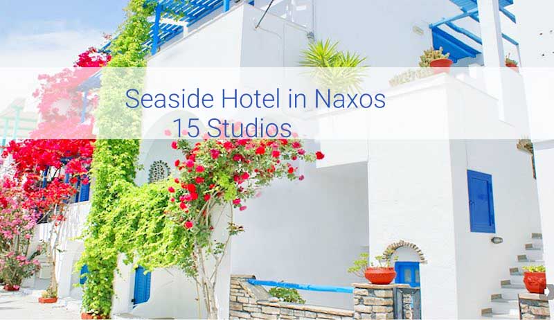 Seaside Hotel in Naxos Greece with 15 Rooms