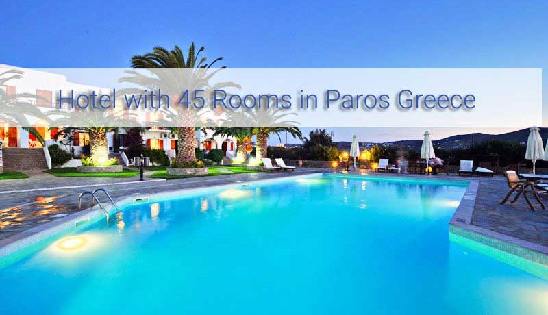 Hotel for Sale Near The Sea Paros Greece 2
