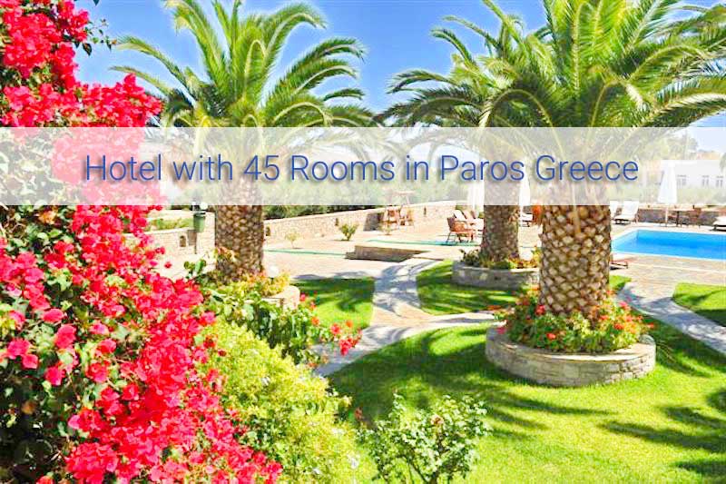 Hotel near the Sea in Paros with 45 Apartments and Pool