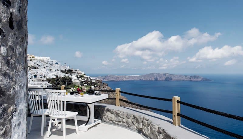 Windmill at Caldera of Santorini 1