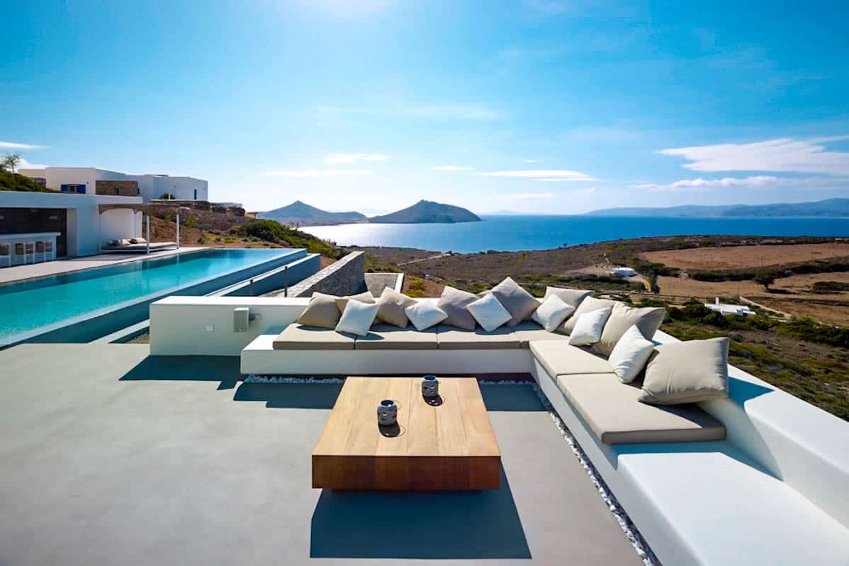 Minimal Villa in Paros, Insterni area, Luxury Property Paros Greece