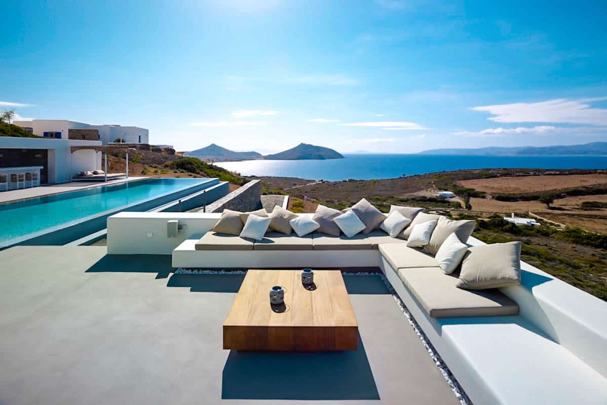 Minimal Villa In Paros Luxury Villa With Sea View Exclusive