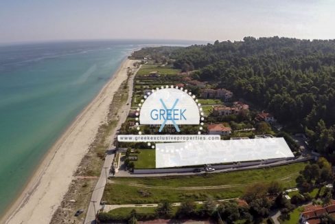 Seafront Land to Built Chanioti Halkidiki 1