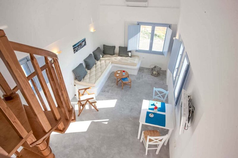 Grande villa en bord de mer à Baxedes Santorin in 36.475444981412,25.412362805957,14