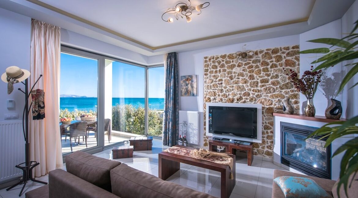 Seafront Villa in Gouves near Heraklio Crete. Seafront Properties in Crete Greece 11