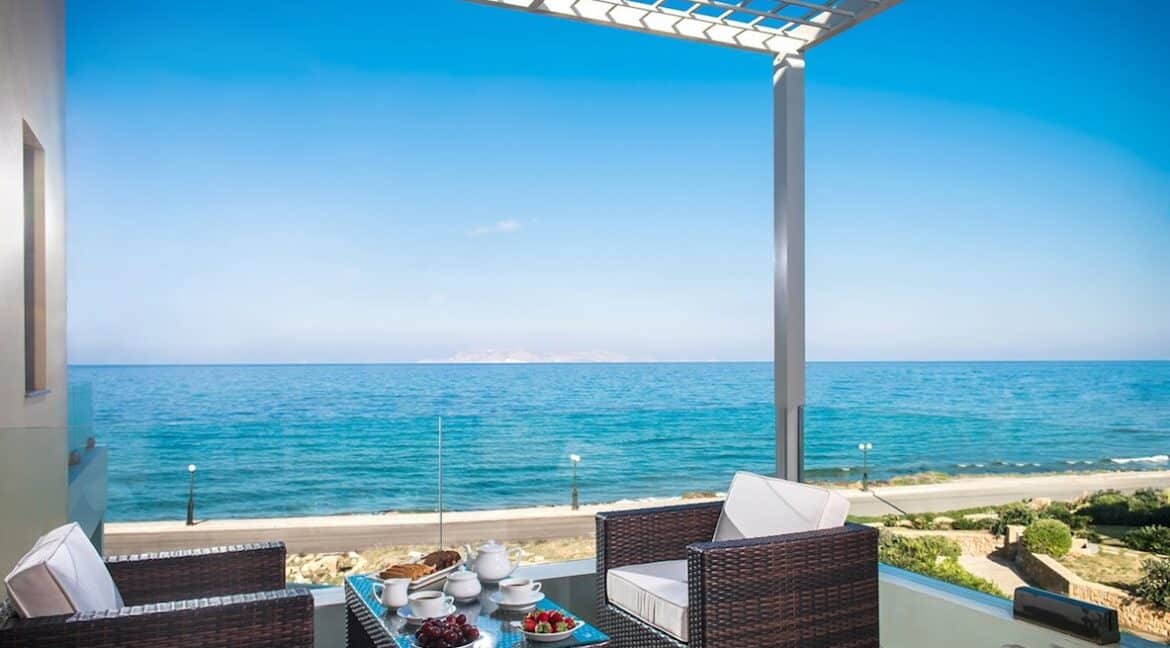 Seafront Villa in Gouves near Heraklio Crete. Seafront Properties in Crete Greece