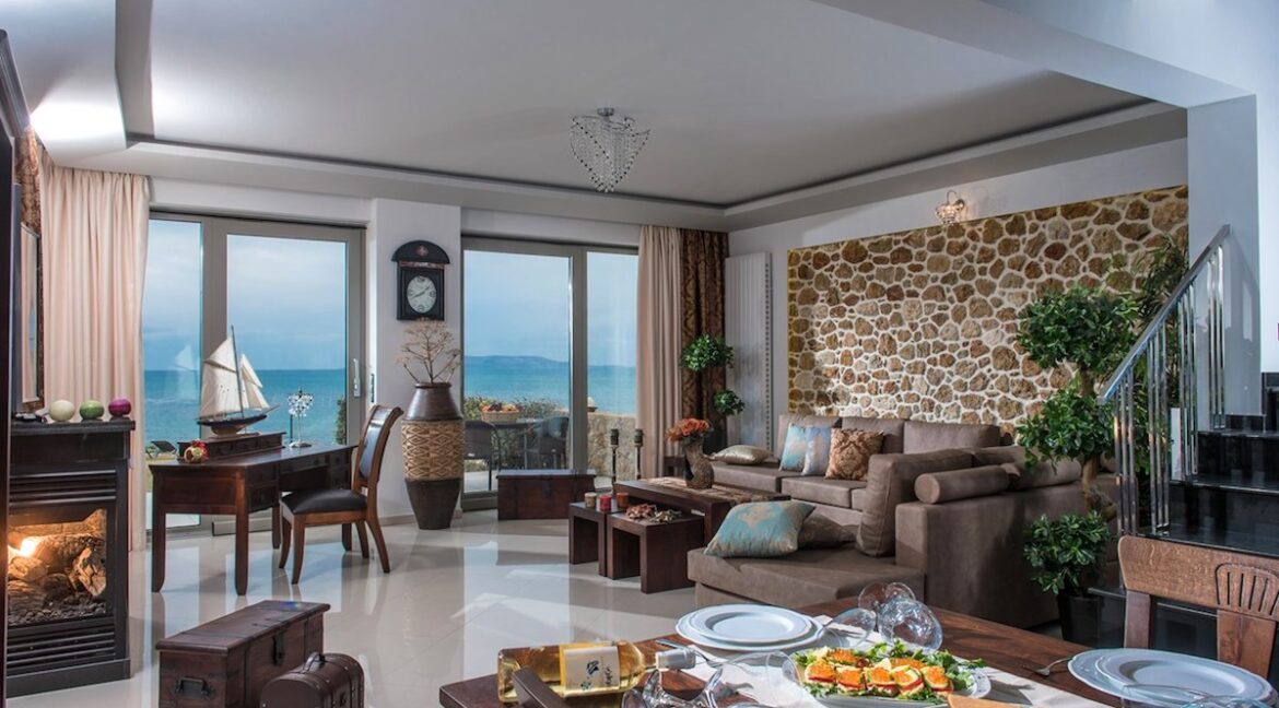 Seafront Villa in Gouves near Heraklio Crete. Seafront Properties in Crete Greece 43