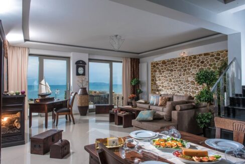 Seafront Villa in Gouves near Heraklio Crete. Seafront Properties in Crete Greece 43