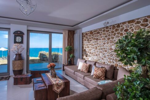 Seafront Villa in Gouves near Heraklio Crete. Seafront Properties in Crete Greece 44