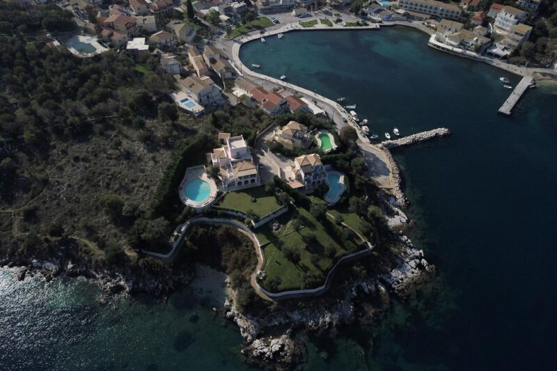 Seafront Villas in Corfu Greece