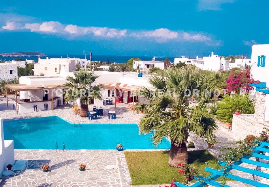 Hotel in Paros For Sale with Sea View, Paros Cyclades Hotel Sales 1