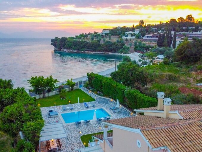 Seafront Villa in Avlaki Corfu