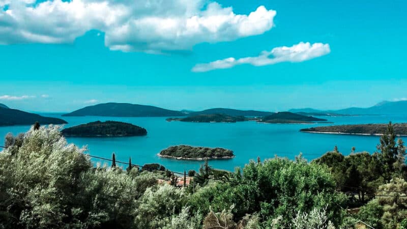 Villa in Lefkada across Skorpios island, Property in Lefkada Greece, Real Estate in Lefkas