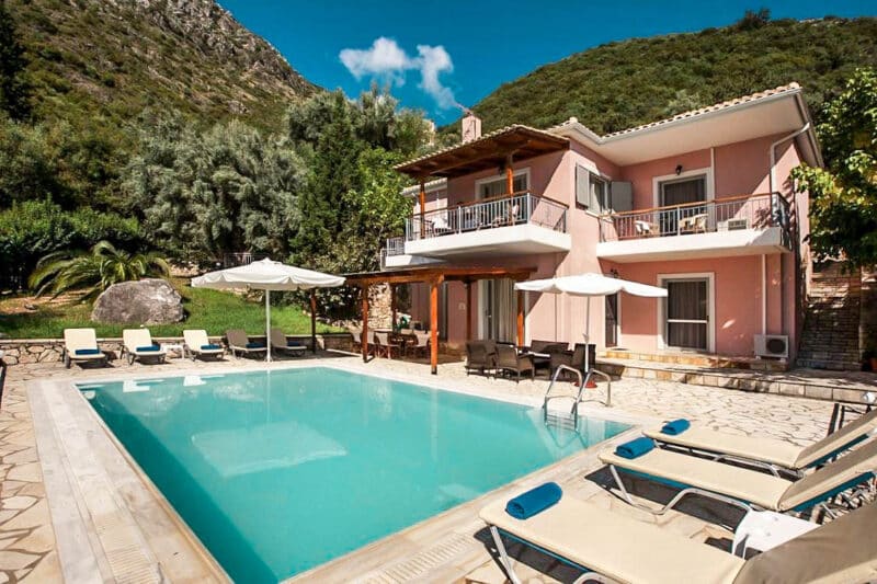 Villa in Lefkada across Skorpios island, Property in Lefkada Greece, Real Estate in Lefkas
