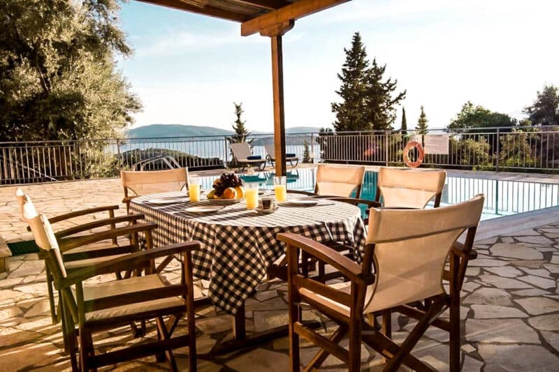 Villa in Lefkada across Skorpios island, Property in Lefkada Greece, Real Estate in Lefkas