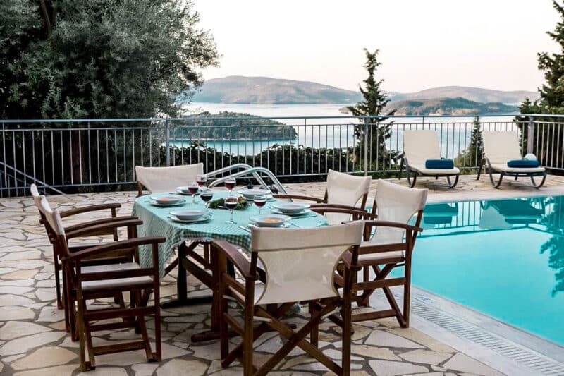 Villa in Lefkada across Skorpios island, Property in Lefkada Greece, Real Estate in Lefkas