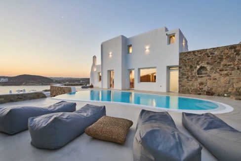 Luxury Sea view, Beachfront Villa Mykonos, Real Estate Greece, Home for sale in Greece, Property in Greece