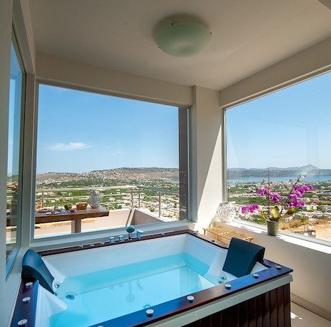 Luxury Villa with helipad at Chania Crete 10