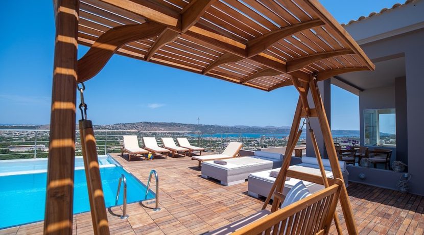 Luxury Villa with helipad at Chania Crete 12