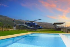 Luxury Villa with helipad at Chania Crete 4