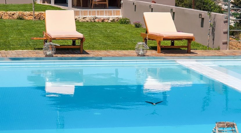 Luxury Villa with helipad at Chania Crete 43