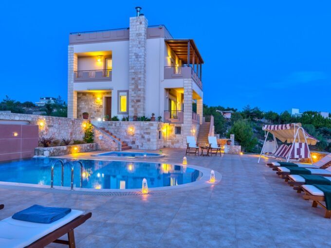 Luxury Villa Akrotiri Chania for sale Crete Greece